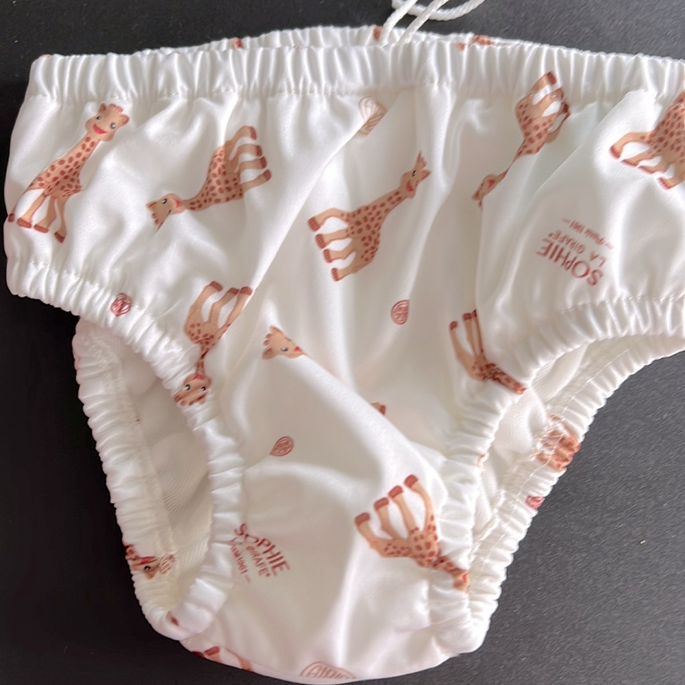 2 NEW Sophie giraffe Charlie banana reusable swim diapers.   Size XL. - Picture 2 of 4